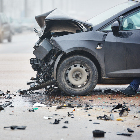 the scene of a new york car accident